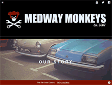 Tablet Screenshot of medwaymonkeys.co.uk